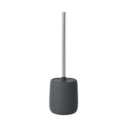 Homepage 15.375 x 4.3125 in. Dia. Sono Toilet Brush, Black HO3339949